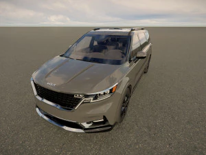 Kia Carnival 2022 3D Model