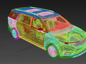 Kia Carnival 2022 3D Model