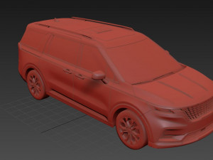 Kia Carnival 2022 Modèle 3D