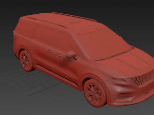 Kia Carnival 2022 3D Model