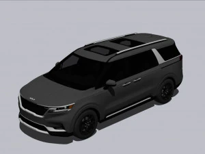 Kia Carnival 2022 3D Model