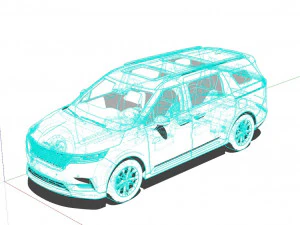 Kia Carnival 2022 3D Model