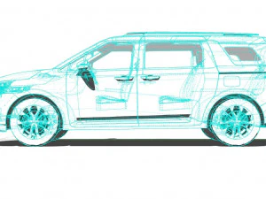 Kia Carnival 2022 3D Model