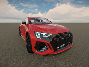 Audi RS3 Sportback 2022 3D 模型