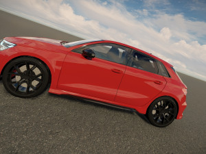 Audi RS3 Sportback 2022 3D 模型