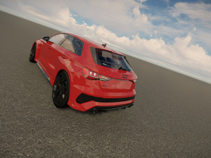 Audi RS3 Sportback 2022 3D 模型