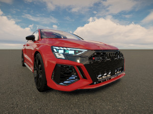 Audi RS3 Sportback 2022 3D 模型