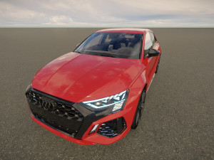 Audi RS3 Sportback 2022 3D 模型