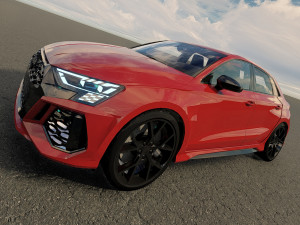 Audi RS3 Sportback 2022 3D 模型