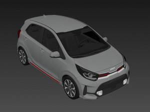 Kia Picanto GT-Line 2021 Model 3D