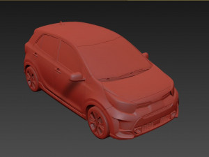 Kia Picanto GT-Line 2021 Model 3D