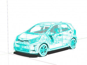 Kia Picanto GT-Line 2021 Model 3D