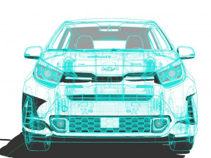 Kia Picanto GT-Line 2021 Model 3D