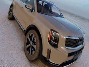 Kia Telluride 2022 Model 3D