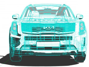Kia Telluride 2022 3D Model