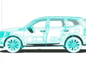 Kia Telluride 2022 3D Model