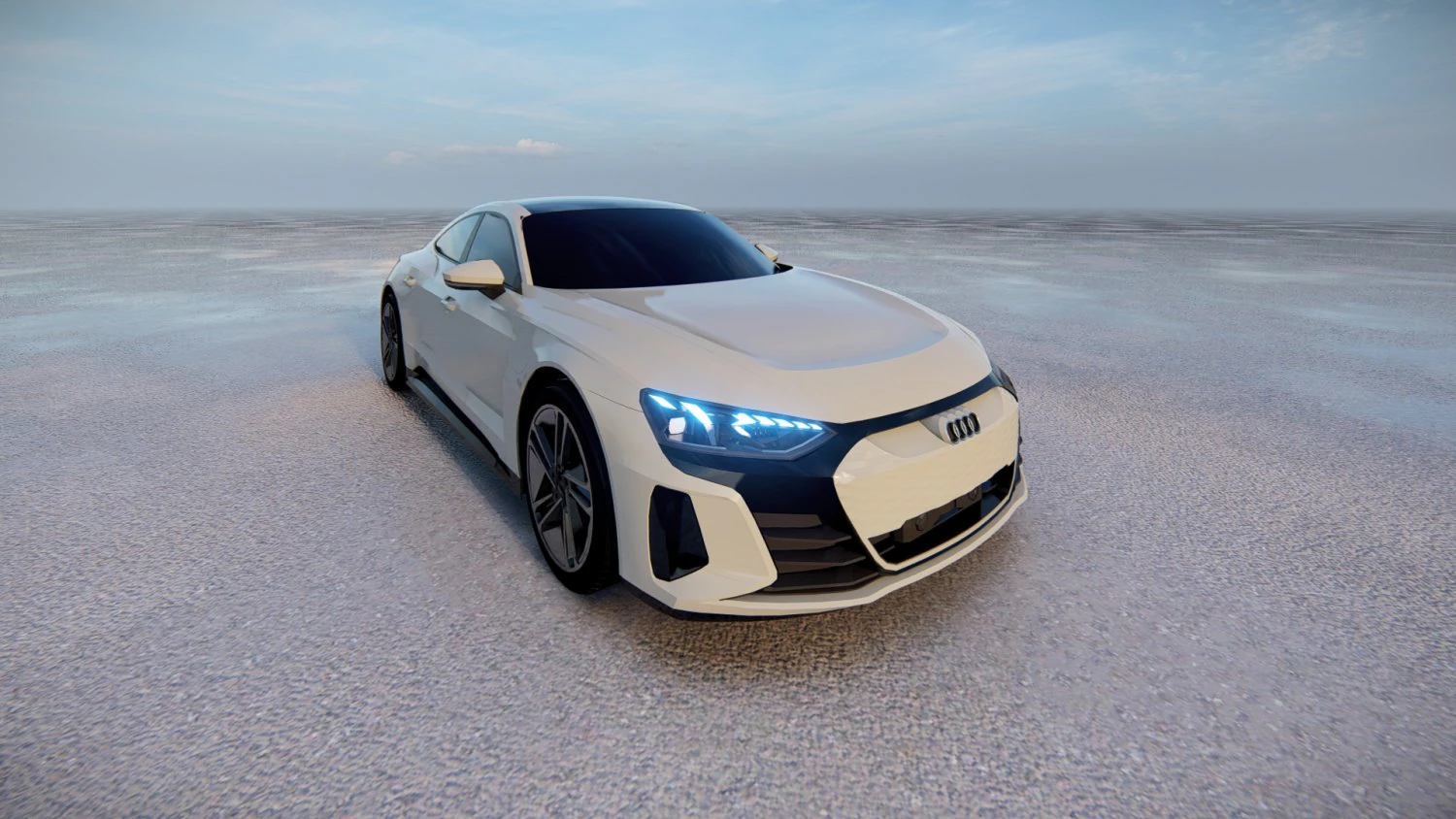 Audi RS e-tron GT 2022 3D Model .c4d .max .obj .3ds .fbx .stl .blend 