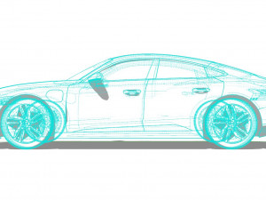Audi RS e-tron GT 2022 Modelo 3D