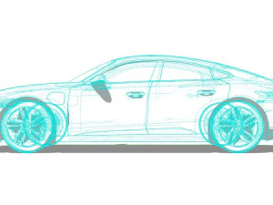 Audi RS e-tron GT 2022 3D Model