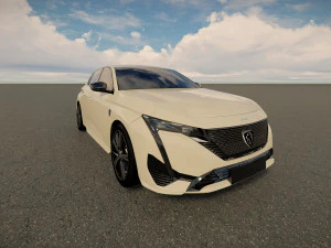 Peugeot 308 R Híbrido 2022 Modelo 3D