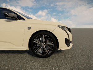 Peugeot 308 R Hybrid 2022 Modello 3D