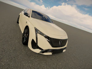 Peugeot 308 R Hybrid 2022 3D Model
