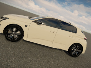 Peugeot 308 R Hybrid 2022 Modello 3D