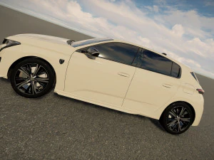 Peugeot 308 R Hybrid 2022 3D Model