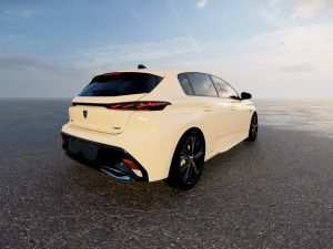 Peugeot 308 R Hybrid 2022 Modello 3D