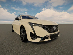 Peugeot 308 R Hybrid 2022 3D Model