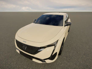Peugeot 308 R Hybrid 2022 3D Model