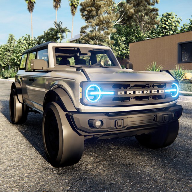 FBronco 2021 3D 模型 .c4d .max .obj .3ds .fbx .stl .blend 