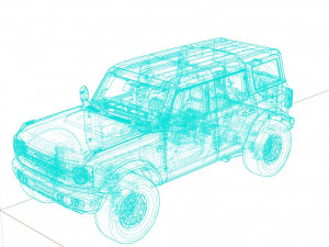 FBronco 2021 3D 模型