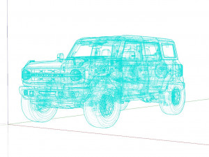 FBronco 2021 3D 模型