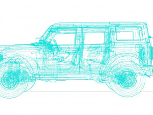 FBronco 2021 3D 模型