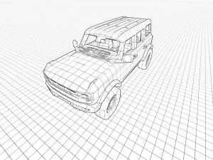 FBronco 2021 3D Model