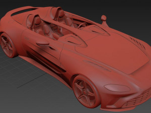 Aston Martin V12 Speedster 2022 Modelo 3D