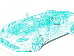 Aston Martin V12 Speedster 2022 Modelo 3D