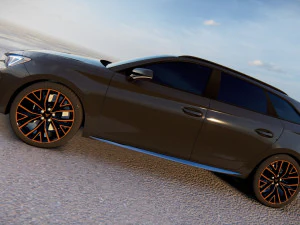 Seat Leon Cupra 2022 3D Model