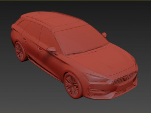 Seat Leon Cupra 2022 Model 3D