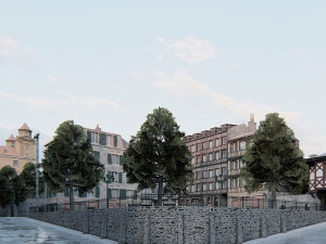Old European City Modelo 3D