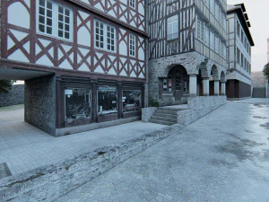 Old European City 3D Model