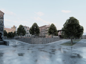 Old European City Modelo 3D