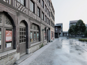 Old European City Modelo 3D