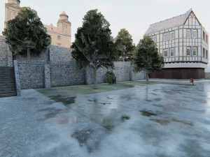 Old European City Modelo 3D
