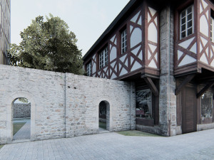 Old European City Modelo 3D