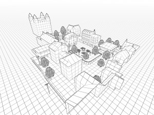 Old European City Modelo 3D