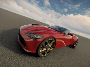 Aston Martin DBS GT Zagato 2022 Modelo 3D