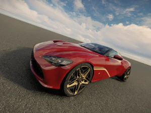 アストンマーティン DBS GT ザガート 2022 3Dモデル