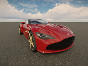 Aston Martin DBS GT Zagato 2022 Modelo 3D